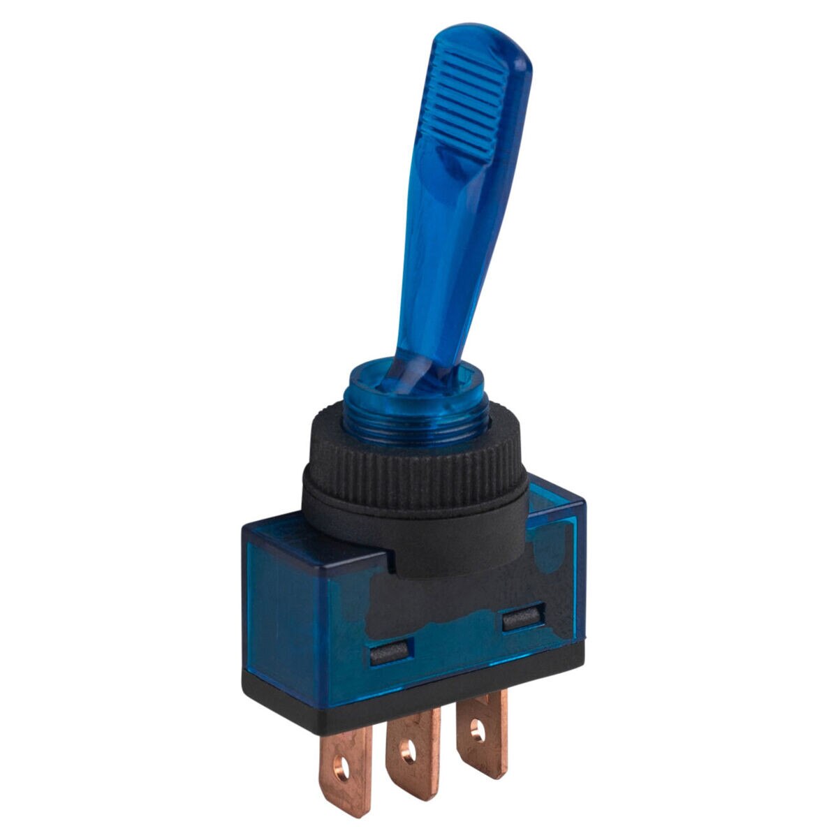 SPST Paddle Switch w/Blue Illumination 12VDC